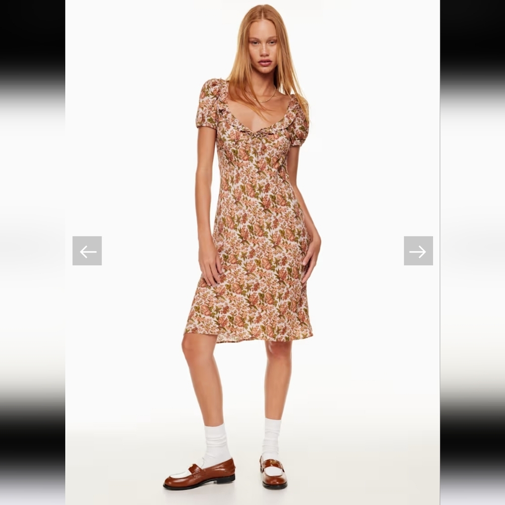 Aritzia Letti Floral Dress